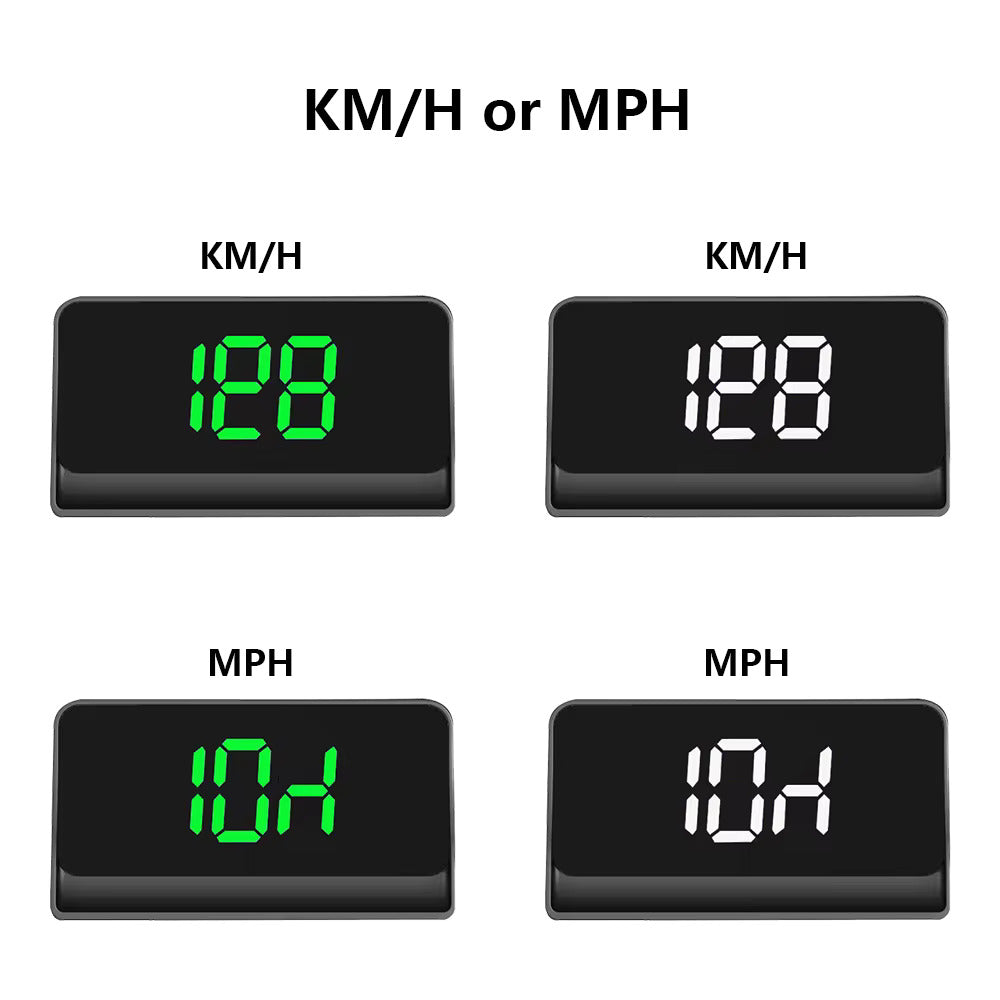 Head Up Display - GPS Speedometer i frontruten